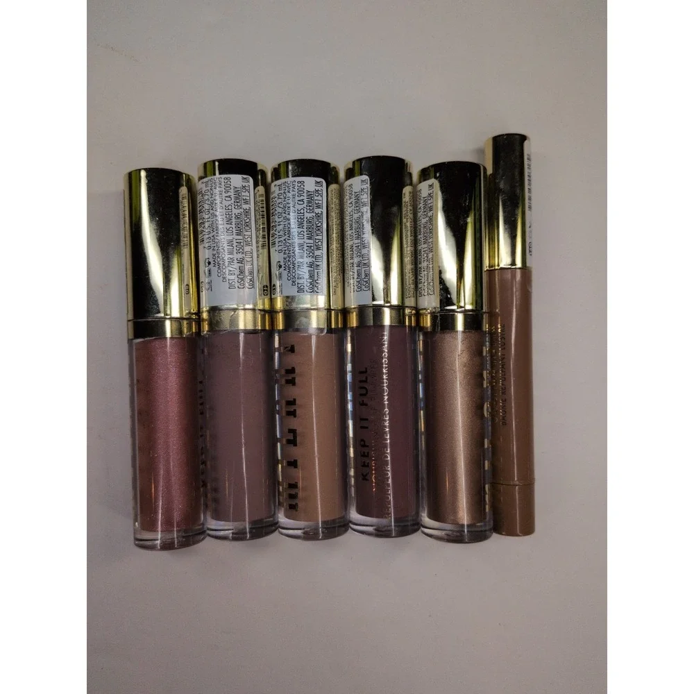NEW LOT 6🥰Milani Keep It Full Nourishing Lip Plumper Balm Honey Peach Rose Nude